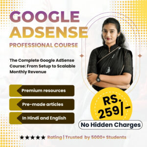 google adsense course and earning from adsense