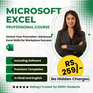 Microsoft Excel basic to advanced course